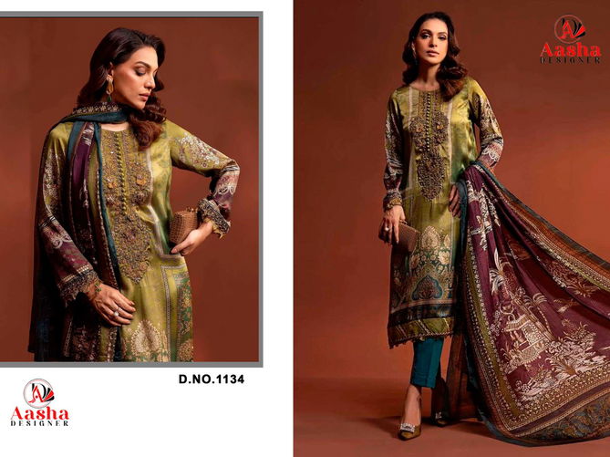 Maria B 1133 And 1134 Japan Satin Digital Printed Pakistani Suit Wholesalers In Delhi
